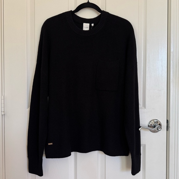 NWT Lune Active SARA Crew Neck Black Sweater Size Small - Picture 7 of 15